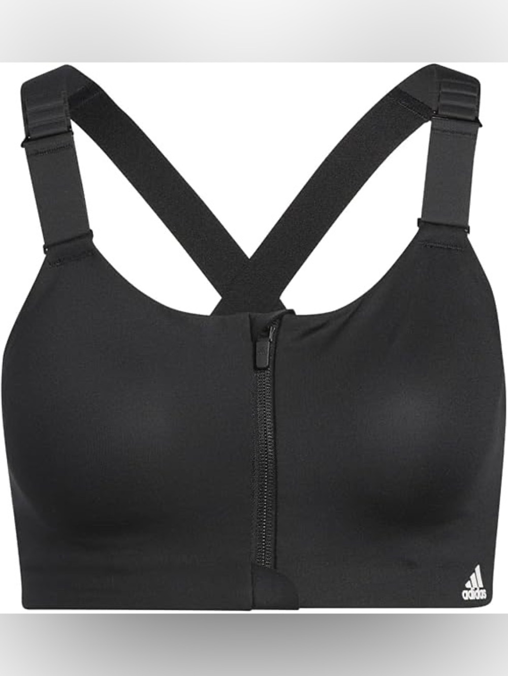 Adidas Tlrd Impact Luxe High Support Front-Zip Medium-Support Sports Bra